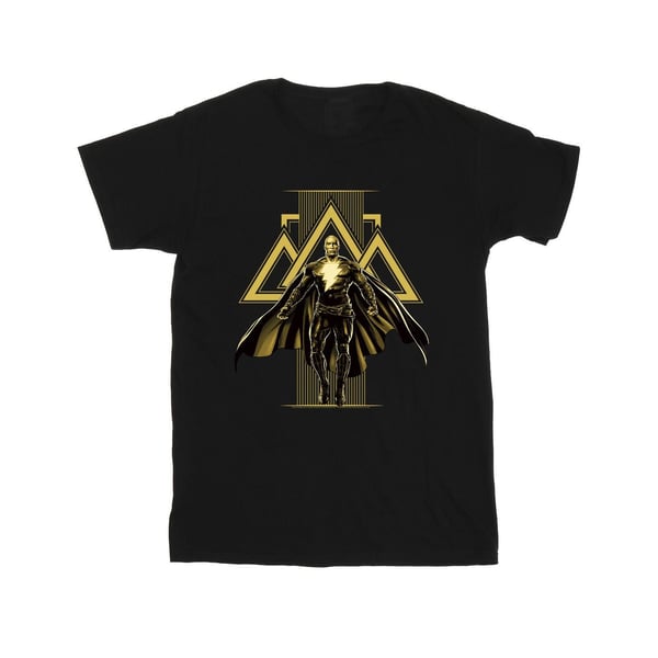DC Comics Girls Black Adam Rising Golden Symbols Cotton T-Shirt