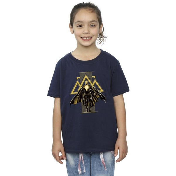 DC Comics Girls Black Adam Rising Golden Symbols Cotton T-Shirt