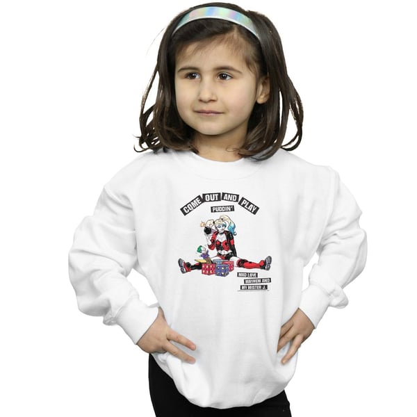 DC Comics Girls Harley Quinn Come Out And Play Sweatshirt