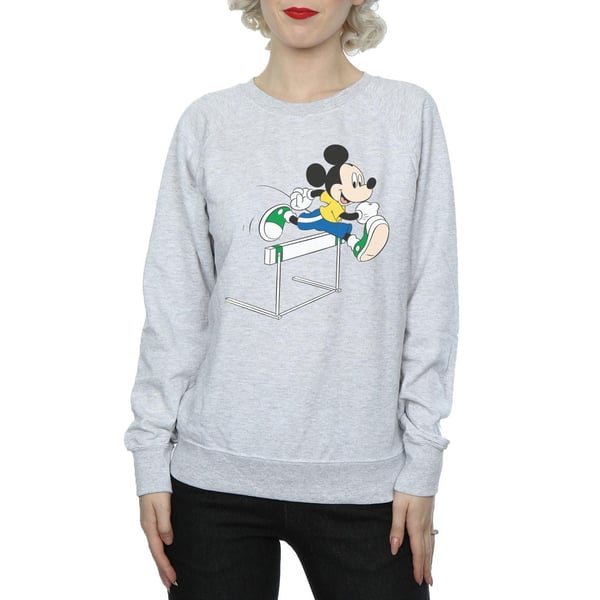 Disney Womens/Ladies Mickey Mouse Hurdles Sweatshirt