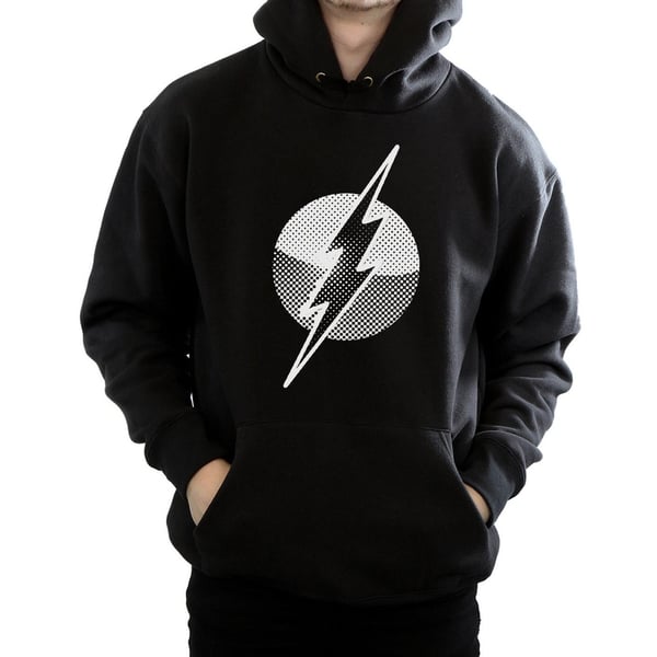 DC Comics Mens Flash Spot Logo Hoodie
