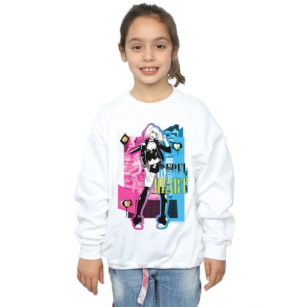 DC Comics Girls Harley Quinn Rebel Heart Sweatshirt