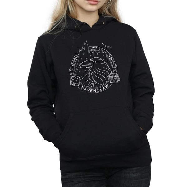 Harry Potter Womens/Ladies Ravenclaw Seal Hoodie