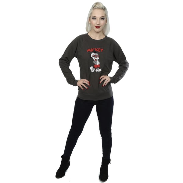 Disney Womens/Ladies Mickey Mouse Hipster Sweatshirt