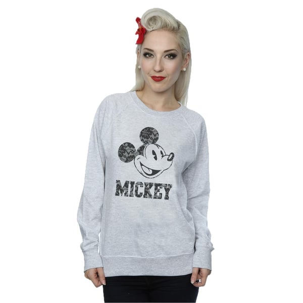 Disney Womens/Ladies Mickey Mouse Laces Sweatshirt
