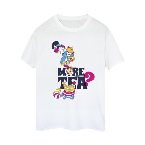 Disney Womens/Ladies Alice In Wonderland More Tea Cotton Boyfriend T-Shirt