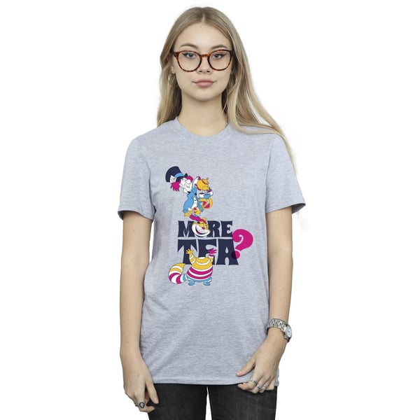 Disney Womens/Ladies Alice In Wonderland More Tea Cotton Boyfriend T-Shirt