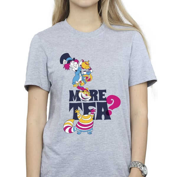 Disney Womens/Ladies Alice In Wonderland More Tea Cotton Boyfriend T-Shirt