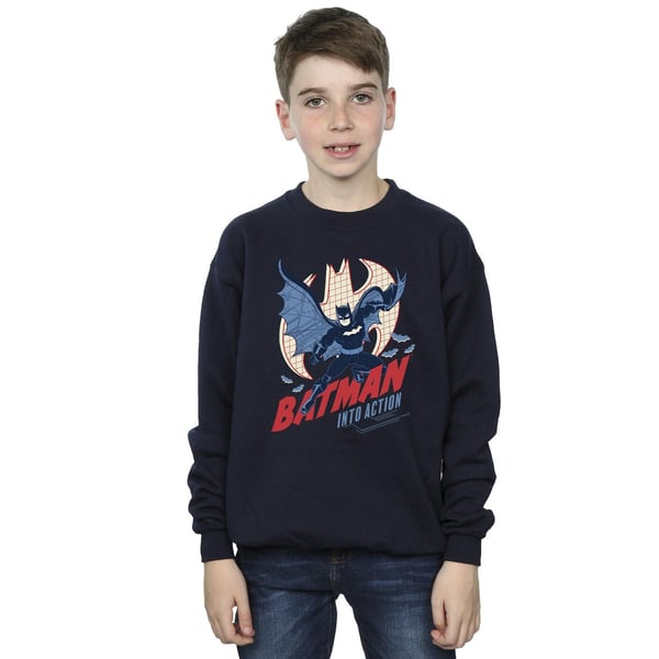 DC Comics Boys Batman Into Action Sweatshirt