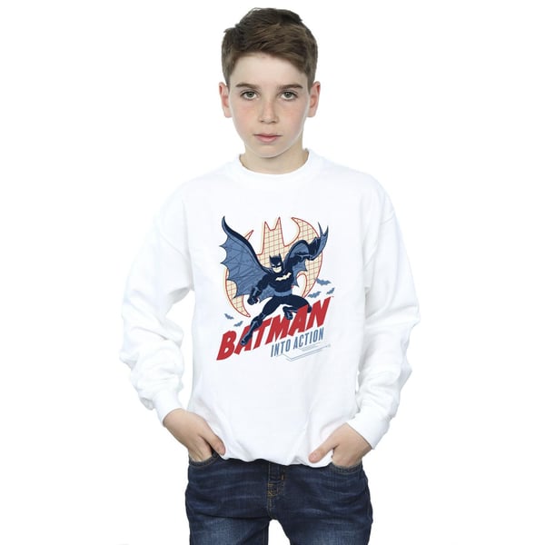 DC Comics Boys Batman Into Action Sweatshirt