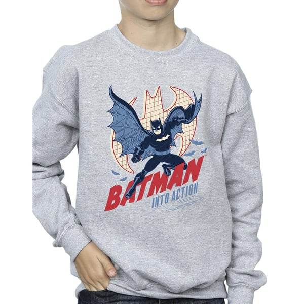 DC Comics Boys Batman Into Action Sweatshirt