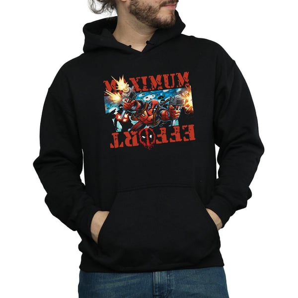 Marvel Herr Deadpool Maximum Effort Hoodie