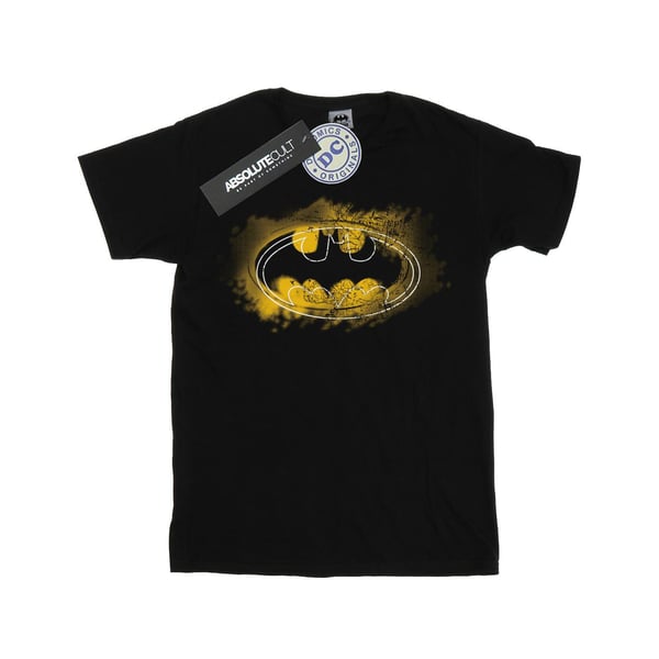 DC Comics Boys Batman Spray Logo T-Shirt