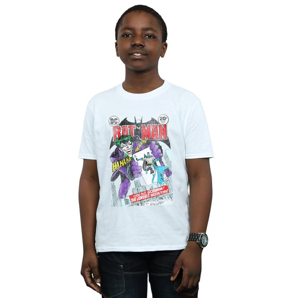 DC Comics Boys Batman Joker Playing Card Cover T-Shirt