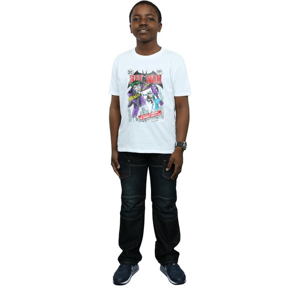 DC Comics Boys Batman Joker Playing Card Cover T-Shirt