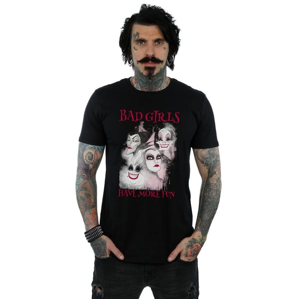 Disney Mens Bad Girls Have More Fun Cotton T-Shirt