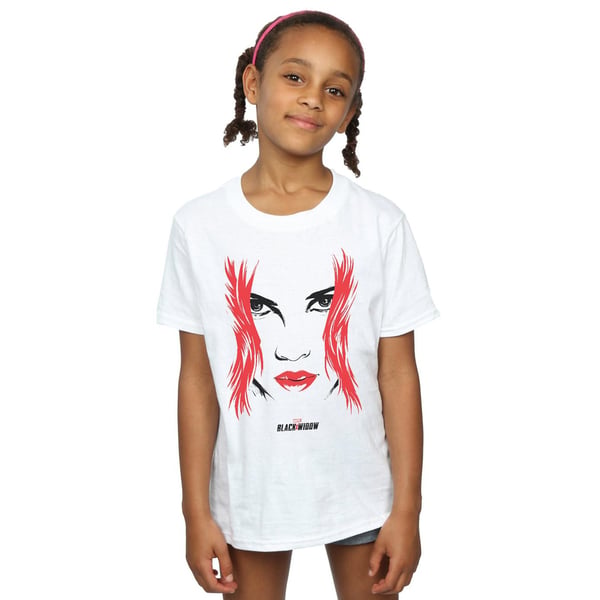 Marvel Girls Black Widow Movie Close-Up Cotton T-Shirt