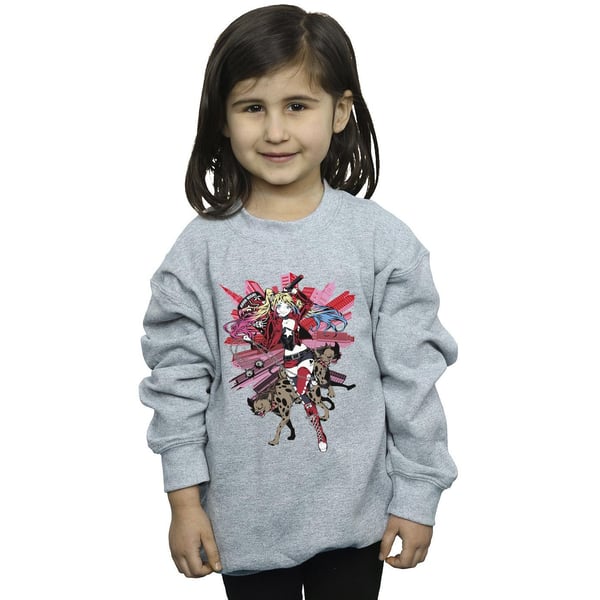 DC Comics Girls Harley Quinn Hyenas Sweatshirt