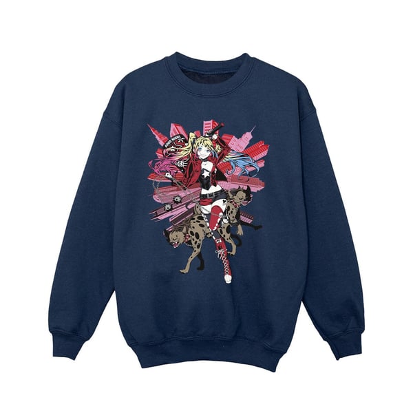 DC Comics Flickor Harley Quinn Hyenor Tröja