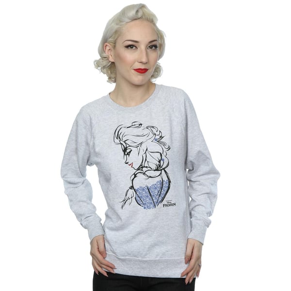 Frozen naisten Elsa Sketch Heather -collegepaita