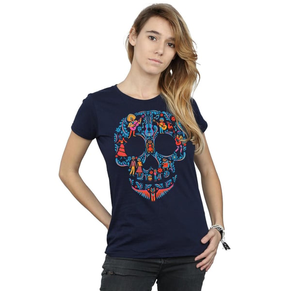 Coco Womens/Ladies Skull Cotton T-Shirt