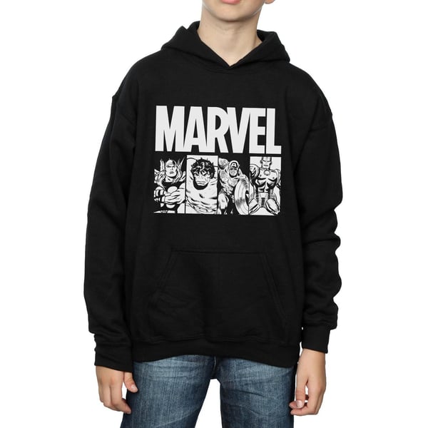Marvel Boys Comics Action Tiles Hoodie