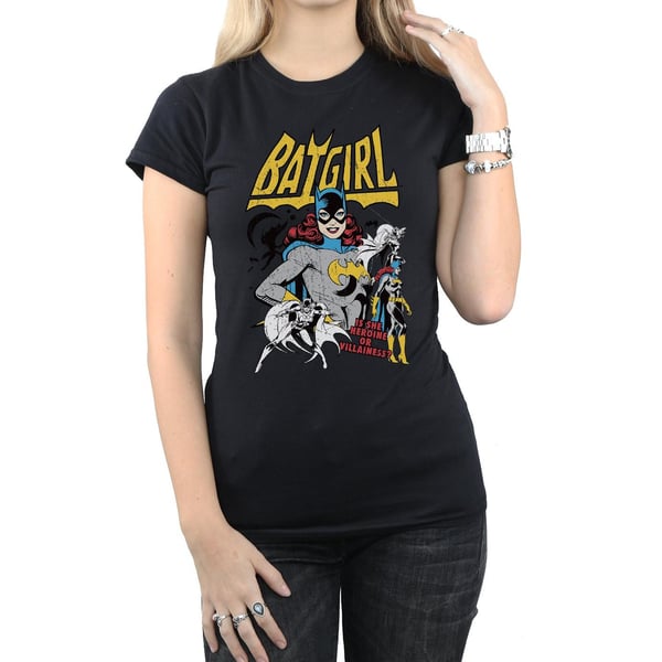 DC Comics Womens/Ladies Heroine Or Villainess Batgirl Cotton T-Shirt