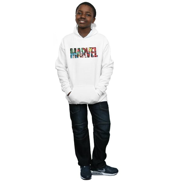 Marvel Comics Poikien Logo Hahmo Täyte Huppari