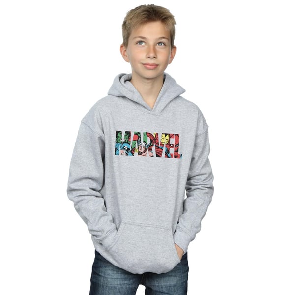 Marvel Comics Poikien Logo Hahmo Täyte Huppari