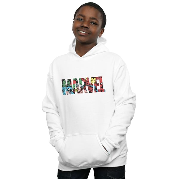 Marvel Comics Poikien Logo Hahmo Täyte Huppari