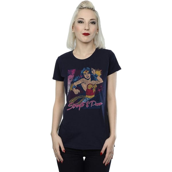 Wonder Woman Womens/Ladies Strength And Power Cotton T-Shirt