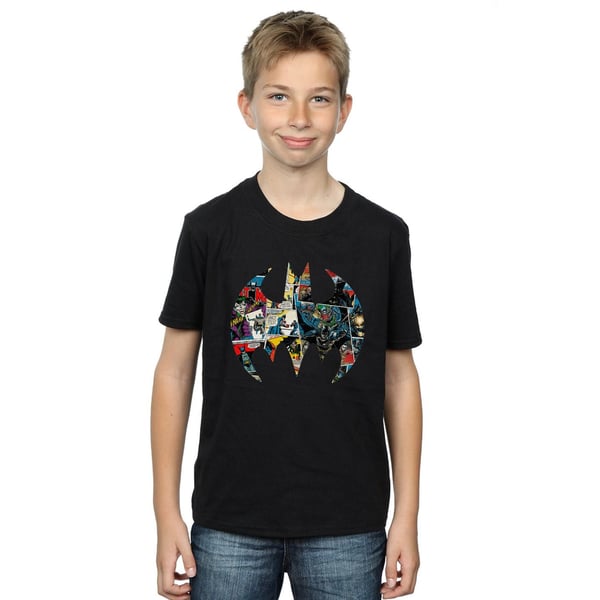 DC Comics Boys Batman Comic Book Logo T-Shirt