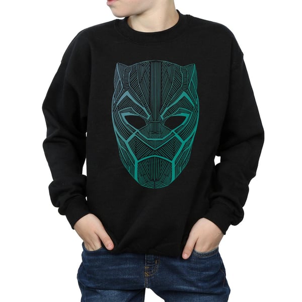Marvel Boys Black Panther Tribal Mask Sweatshirt