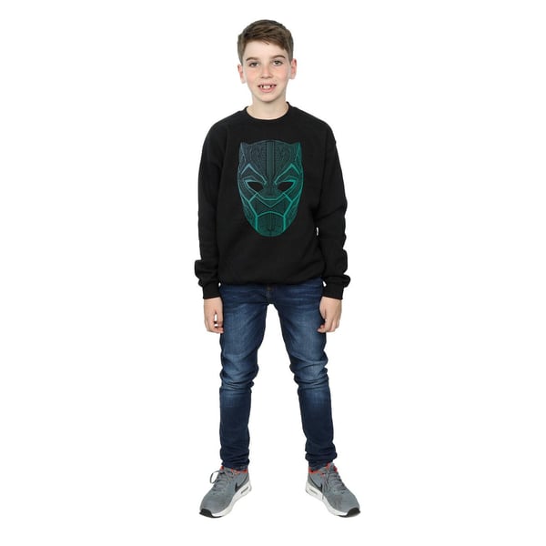 Marvel Boys Black Panther Tribal Mask Sweatshirt