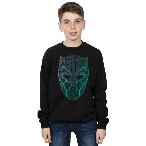 Marvel Boys Black Panther Tribal Mask Sweatshirt