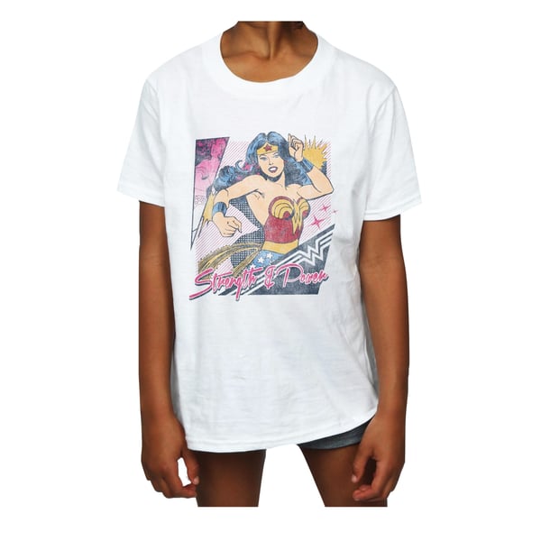 Wonder Woman Girls Strength & Power Cotton T-Shirt