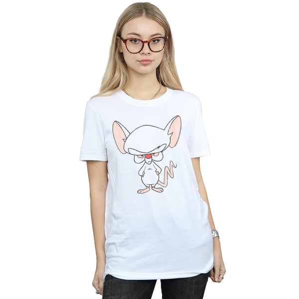 Animaniacs Womens/Ladies The Brain Classic Pose Cotton Boyfriend T-Shirt