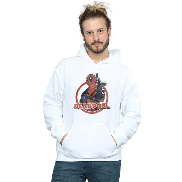 Marvel Miesten Deadpool Gun Finger -huppari