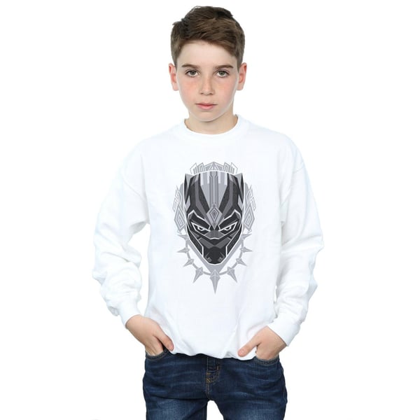 Marvel Boys Black Panther Head Sweatshirt