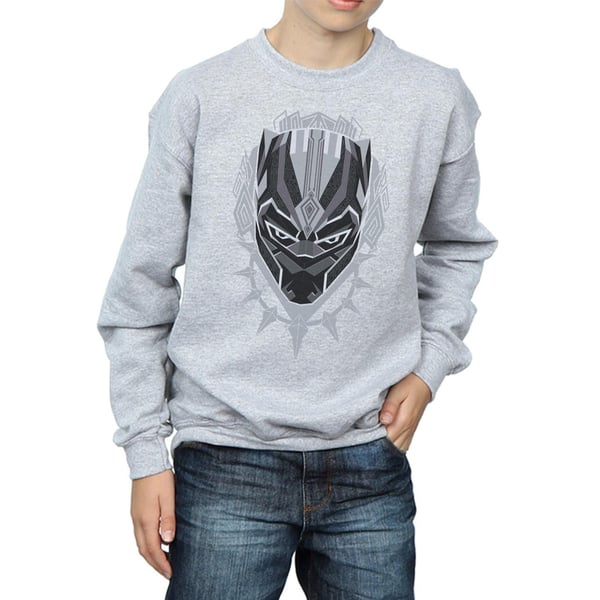 Marvel Boys Black Panther Head Sweatshirt