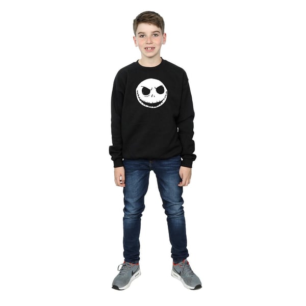 Nightmare Before Christmas Boys Jack Skellington Face Cotton Sweatshirt
