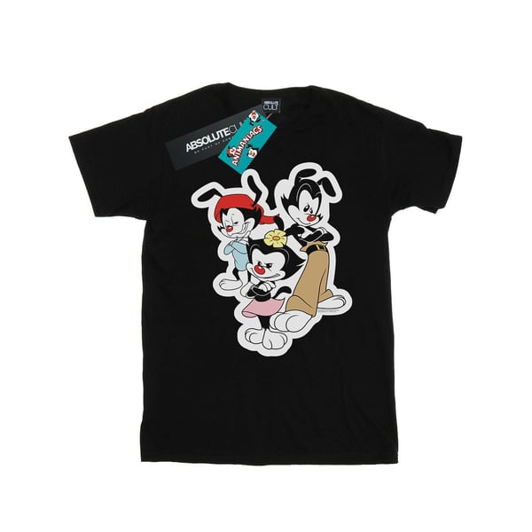 Animaniacs Womens/Ladies Dot Wakko And Yakko Cotton Boyfriend T-Shirt