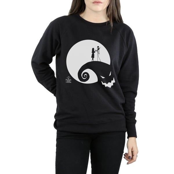 Disney Womens/Ladies Nightmare Before Christmas Moon Oogie Boogie Sweatshirt