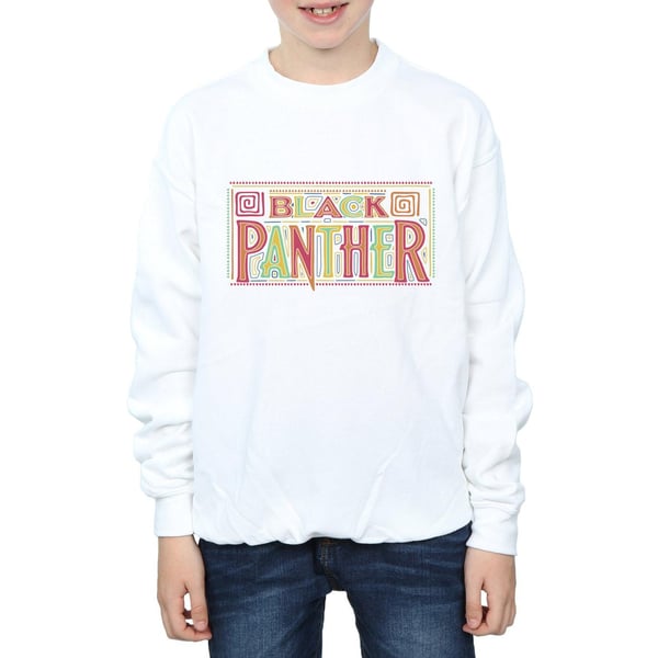 Marvel Boys Black Panther Tribal Logo Sweatshirt