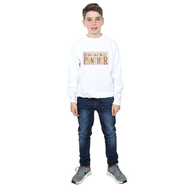 Marvel Boys Black Panther Tribal Logo Sweatshirt
