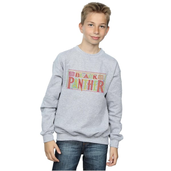 Marvel Boys Black Panther Tribal Logo Sweatshirt