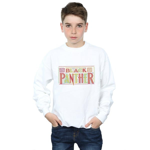 Marvel Boys Black Panther Tribal Logo Sweatshirt