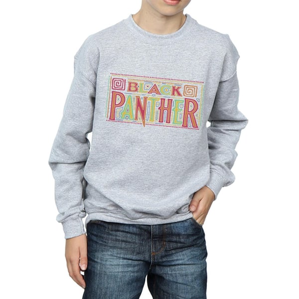 Marvel Boys Black Panther Tribal Logo Sweatshirt