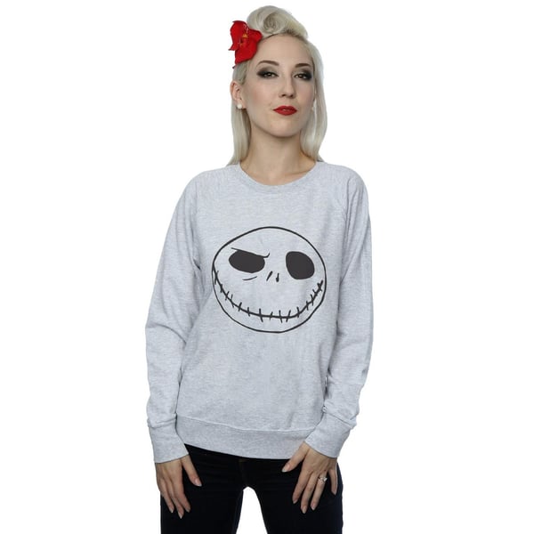 Disney Womens/Ladies Nightmare Before Christmas Jack´s Big Face Sweatshirt