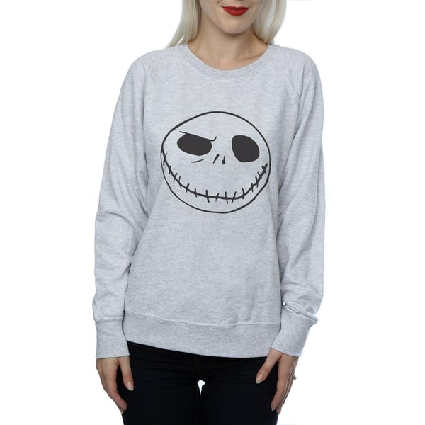 Disney Womens/Ladies Nightmare Before Christmas Jack´s Big Face Sweatshirt